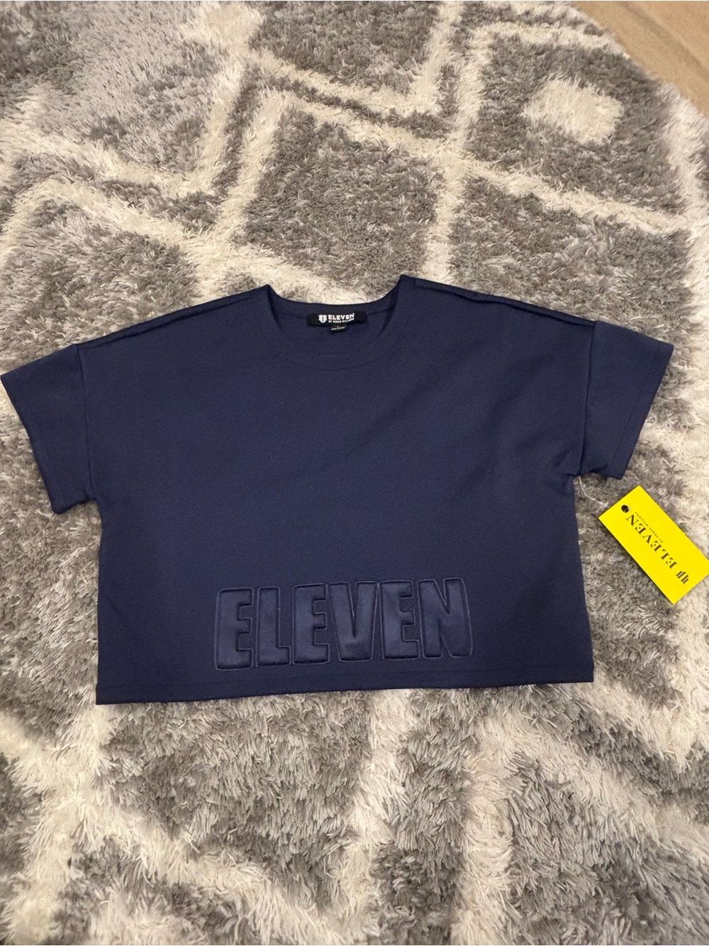 Eleven by Venus Williams navy cropped shirt. Women’s small.